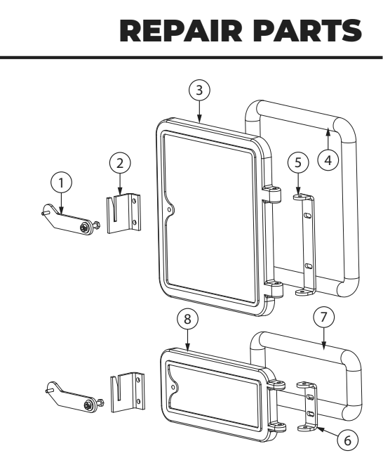 Repair Parts 2 Diagram and Parts List for AW40E  US Stove Company Heating Stove